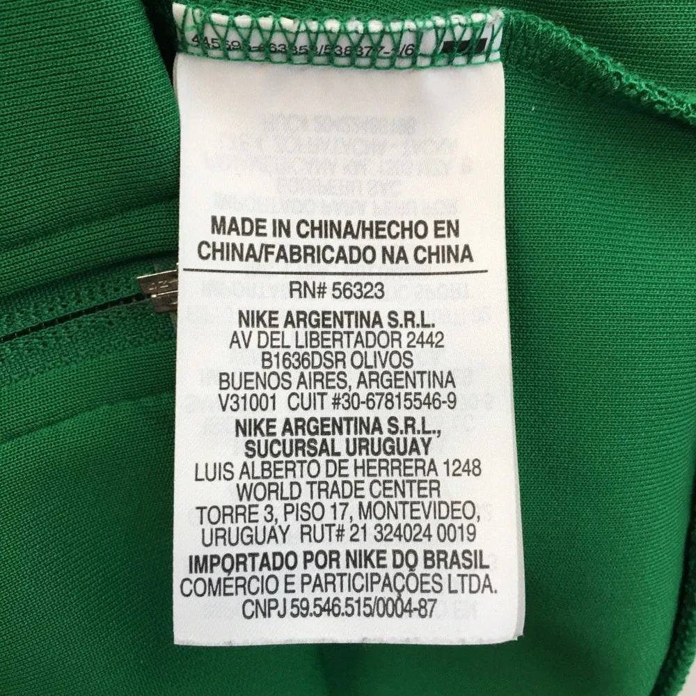 Vintage Y2K Nike Atletico Nacional‎ Track Jacket AN 70 Anos Full Zip Mens Size M